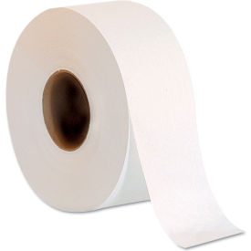 One-Ply Bath Tissue Roll, 9" Diameter, 2000 ft, 8 Rolls/Carton view 2