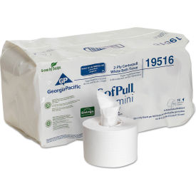 SofPull Mini Center Pull Bath Tissue, 2-Ply, White, 500 Sheets/Roll, 16 Rolls/Case view 2