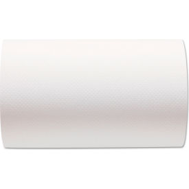 Hardwound Paper Towel Roll, Nonperforated, 9" X 400', White, 6 Rolls/Case view 2