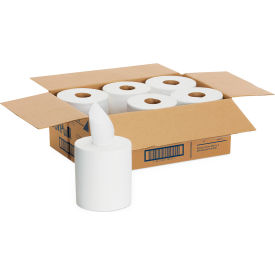 Perforated Paper Towels, 7-3/4 x 15, White, 320 Towels per Roll, 6 Rolls per Carton view 2