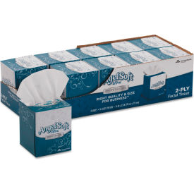 Ultra Facial Tissue, 2-Ply, White, 96 Sheets/Box, 10 Boxes/Case view 2