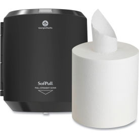Georgia-Pacific® Professional SofPull® Center Pull Hand Towel Dispenser Black 