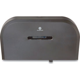 Jumbo Jr. Bathroom Tissue Dispenser, Two 9" Rolls, Black view 2