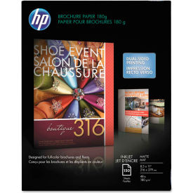 HP Inkjet Brochure Paper Matte White 8-1/2"" x 11"" 150 Sheets/Pack