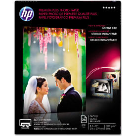 HP Premium Plus Photo Paper 8-1/2"" x 11"" Glossy White 25 Sheets/Pack