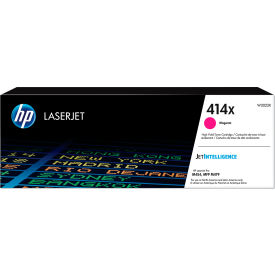HP 414X, High-Yield Magenta Original LaserJet Toner Cartridge, 6000 Page Yield HP 414X, High-Yield Magenta Original LaserJet Toner Cartridge, 6000 Page Yield