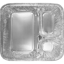 Oblong Food Container, 24 oz. Capacity, 8"L x 6-3/8"W x 1-1/2"H, Silver, 500/Carton view 2