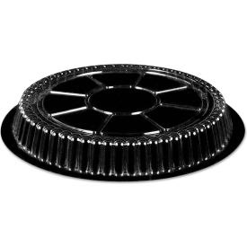 Plastic Dome Lids, Fits 9" Round Pan, 9" Dia. x 7/8"H, Clear, 500/Carton view 2