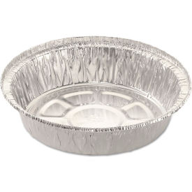 Aluminum Container, 24 oz. Capacity, 7" Diameter x 2" Height, Silver, 500 per Carton view 2