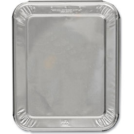 Steam Table Pan Lid, Full Curl Edge, Fits Half-Size Pan, Silver, 100/Case view 2