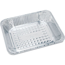Aluminum Oblong Container, 1 lb. Capacity, Silver, 1000/Case view 2