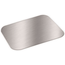 Foil Laminated Board Lids, Fits 2061, 2062, 8-7/16"L x 5-7/8"W, Silver, 500/Carton view 2