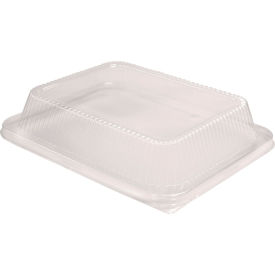 High Dome Lids, Fits Half Size Pan, 13-1/8"L x 10-3/4"W, Clear, 100/Carton view 2