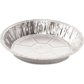 Aluminum Container, 32 oz. Capacity, 9" Dia. x 1-1/4"H, Silver, 500/Carton view 2