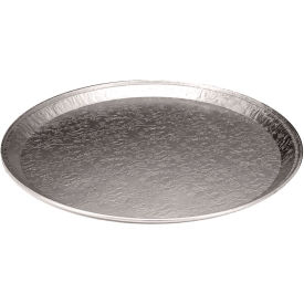 Aluminum Embossed Tray, 12"Dia., Silver, Pack of 25 view 2