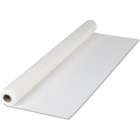 United Stationers Supply 114000 Hoffmaster® Plastic Roll Table Cover, 300L x 40"W, White image.