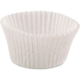 Fluted Bake Cups, 4-1/2" Dia. x 1-1/2"H, White, Pack of 10000 view 2