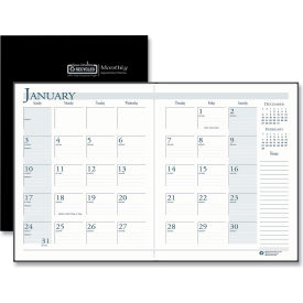 House Of Doolittle 260602 House of Doolittle Recycled Ruled Planner with Stitched Leatherette Cover, 10 x 7, Black, 2023-2025 image.