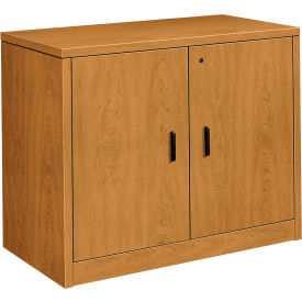 United Stationers Supply H105291.CC HON® 10500 Series Storage Cabinet w/Doors, 36"W x 20"D x 29-1/2"H, Harvest image.