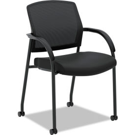 United Stationers Supply H2285.VA10.T HON® Lota Mesh Back Guest Side Chair, Black image.