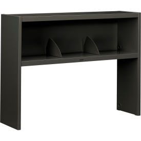 United Stationers Supply HON386548NS HON®38000 Series Stack On Hutch, 48"W x 13-1/2"D x 34-3/4"H, Charcoal image.