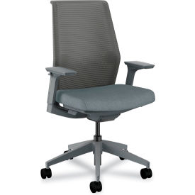 Mid Back Task Chair, 15" - 20"H Seat, Basalt view 2