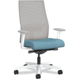 Ignition 2.0 4-Way Stretch Task Chair, White Adjustable Lumbar Support, 17" - 21" Seat, Carolina view 2