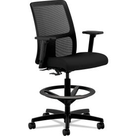 United Stationers Supply HONIT108CU10 HON®Ignition Series Mesh Low Back Task Chair, 300lb. Capacity, Fabric, Black image.