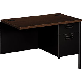 United Stationers Supply HONP3235RMOP HON®Metro Classic Series Right Pedestal Desk, 42"W x 24"D x 29-1/2"H, Mocha image.