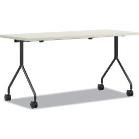 United Stationers Supply HONPT2460NSB9LT HON®Between Series Nested Multipurpose Table, 60"L x 24"W x 29"H, Silver image.