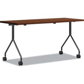 United Stationers Supply HONPT2472NSFF HON®Between Series Nested Multipurpose Table, 72"L x 24"W x 29"H, Shaker Cherry image.