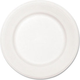Paper Dinnerware Plates, 10-1/2" Dia., White, 500/Carton view 2