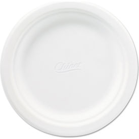 Classic Paper Plates, 6-3/4" Diameter, White, 125 Plates per Pack, 8 Packs per Carton view 2