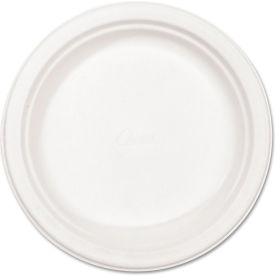 Paper Dinnerware Plates, 8-3/4" Diameter, White, 500 Plates per Carton view 2