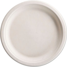 PaperPro Molded Fiber Dinnerware Plates, 10-1/2" Dia, Natural, 125/Pack, 4 Packs/Carton view 2