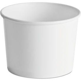 United Stationers Supply 60164 Chinet® Paper Food Container, 64 Oz., White, Pack of 250 image.