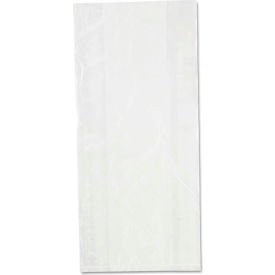 United Stationers Supply PB050418 Bread Bags, 5"W x 4-1/2"D x 18"L, .75 Mil, Clear, 1000/Pack image.