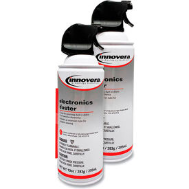 Innovera IVR10012 Innovera® Compressed Air Duster Cleaner, 10 oz Can, 2/Pack image.
