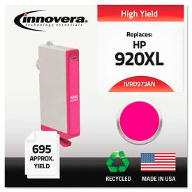 Innovera IVRD973AN Innovera® D973AN Compatible, Remanufactured, CD973AN (920XL) Ink, 700 Page-Yield, Magenta image.