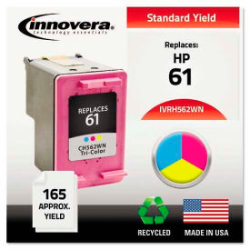 Innovera IVRH562WN Innovera® Compatible Remanufactured CH562WN (61) Ink, 165 Page-Yield, Tri-Color image.