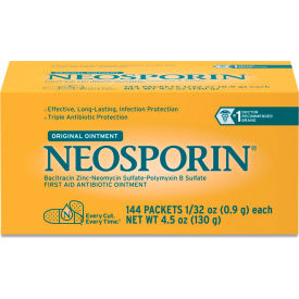 United Stationers Supply 510425700 Neosporin® Antibiotic Ointment, 0.03 oz. Capacity, Pack of 144 image.