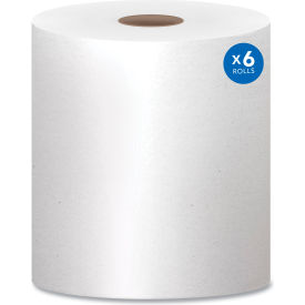 Essential High Capacity Recycled Paper Towel, 1-Ply, 8'W x 1000'L, White, 6 Rolls view 2