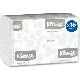 Multi-Fold Paper Towel, 1-Ply, 9-3/16"W x 9-3/8"L, White, 150/Pack, 16 Packs view 2