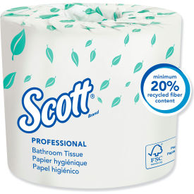 United Stationers Supply 4460 Scott® Essential Standard Roll Bathroom Tissue, Septic Safe, 550 Sheets/Roll image.