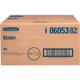 WypAll X50 Wipers, 23-1/2 x 12-1/2, White, 200/Carton view 2