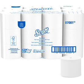 United Stationers Supply 7001 Scott® Essential Extra Soft Coreless Bath Tissue, Septic Safe, 800 Sheets/Roll, 36 Rolls/Case image.