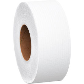 United Stationers Supply 7223 Scott® Essential JRT Jumbo Roll Bathroom Tissue, Septic Safe, 1-Ply, White, 2000 ft, 12 Rolls image.