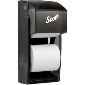 United Stationers Supply 9021 Scott® Essential SRB Tissue Dispenser, Plastic, Smoke image.