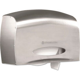 United Stationers Supply 9601 Scott® Pro Coreless Jumbo Roll Tissue Dispenser, EZ Load - Stainless Steel image.