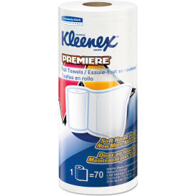 Kleenex® Premiere Kitchen Roll Paper Towel 1-Ply 11"" x 10-3/8"" White 70/Roll 24 Rolls/Case